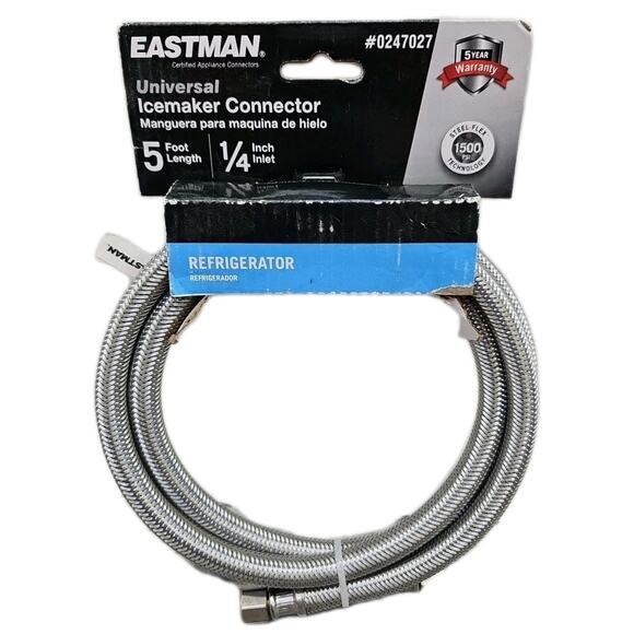 Eastman • 5' Ice Maker Connector Hose • 1/4" Inlet (0247027, PN: 98516) [D5] - Picture 1 of 12
